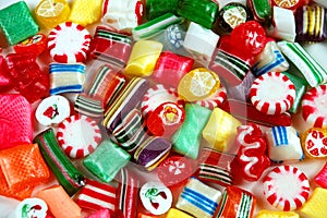 Colorful candy mix