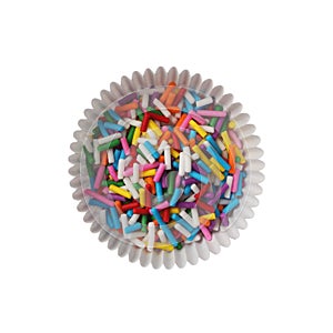 Colorful candy sprinkles