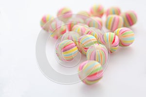 Colorful Candy on white background