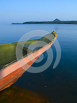 Colorful canoe