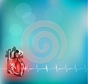 Colorful Cardiology background