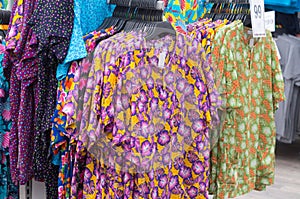 Colorful casual wears for summer sea or Songkran festival