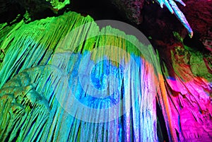 Colorful cave