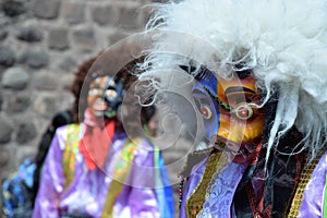 Colorful celebration in Cuzco, Peru