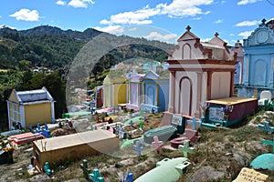 Colorful Cemetery in Chichicastenango Guatemala