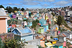 Colorful Cemetery in Chichicastenango Guatemala