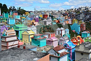 Colorful Cemetery in Chichicastenango Guatemala