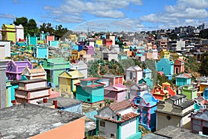 Colorful Cemetery in Chichicastenango Guatemala