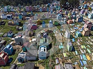 Colorful Cemetery in Chichicastenango, Guatemala