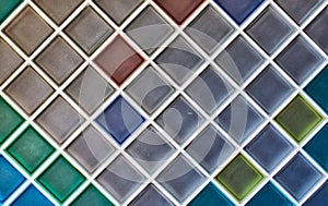 Colorful Ceramic Mosaic Tiles. Background.