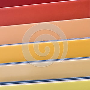 Colorful ceramic tiles - variation of different colored tiles