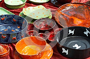 Colorful ceramics