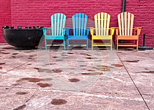 Colorful chairs