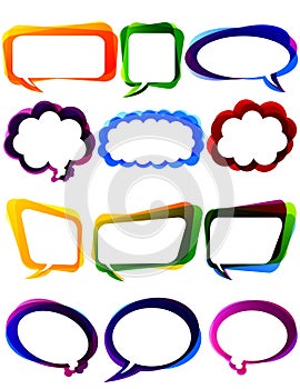 Colorful chat elements