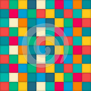 Colorful checks Background