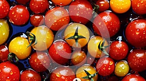 colorful cherry tomatoes