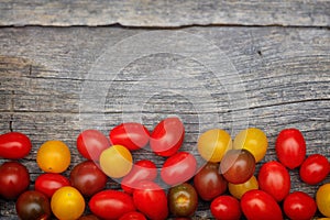 Colorful cherry tomatoes