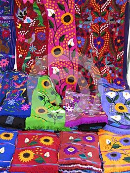 Colorful Chiapas Textiles photo