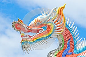 Colorful Chinese dragon