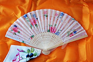 Colorful chinese Folding fan