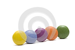 Colorful chocolate candies