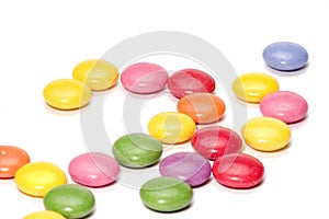 Colorful chocolate candies