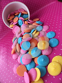 Colorful Chocolate Candy Melts