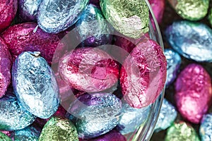 Colorful Chocolate Easter Egg Candy