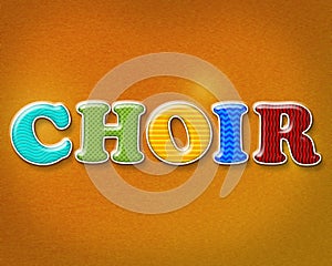 Colorful Choir Theme photo