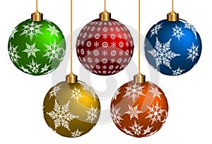 Colorful Chrismas Ball photo