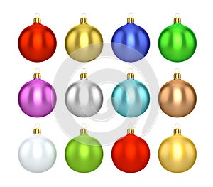 Colorful Christmas Balls