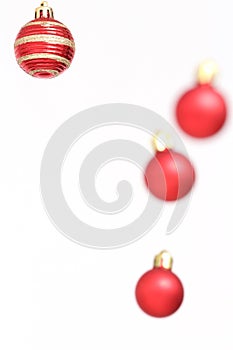 Colorful Christmas balls decorations