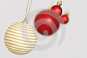 Colorful Christmas balls decorations