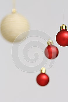 Colorful Christmas balls decorations