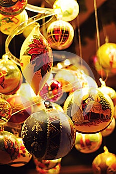 colorful christmas decorations