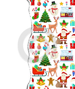 Colorful Christmas pattern