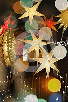 Colorful Christmas Stars