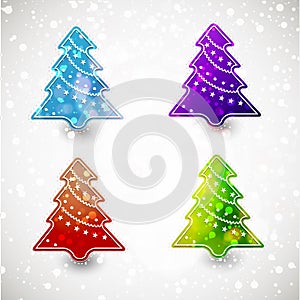 Colorful Christmas tree