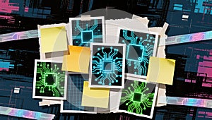 Modern circuitry designs for tech projects in AI