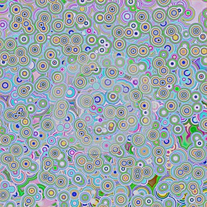 Colorful Circular annulus pattern texture