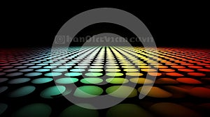 Colorful Circular Pattern Floor Design Abstract Background