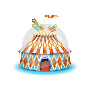 Colorful circus illustration