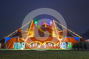 Colorful Circus Tent