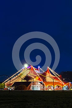 Colorful Circus Tent