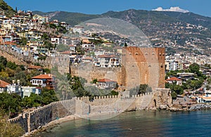 The colorful city of Alanya, Turkey