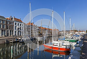 The colorful cityscape of Middelburg