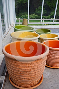 Colorful Clay Pots