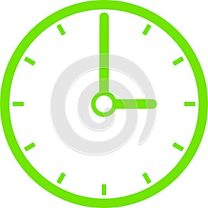 Colorful Clock illustration