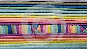 Colorful cloth fabric background