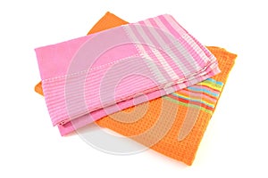 Colorful cloth napkins